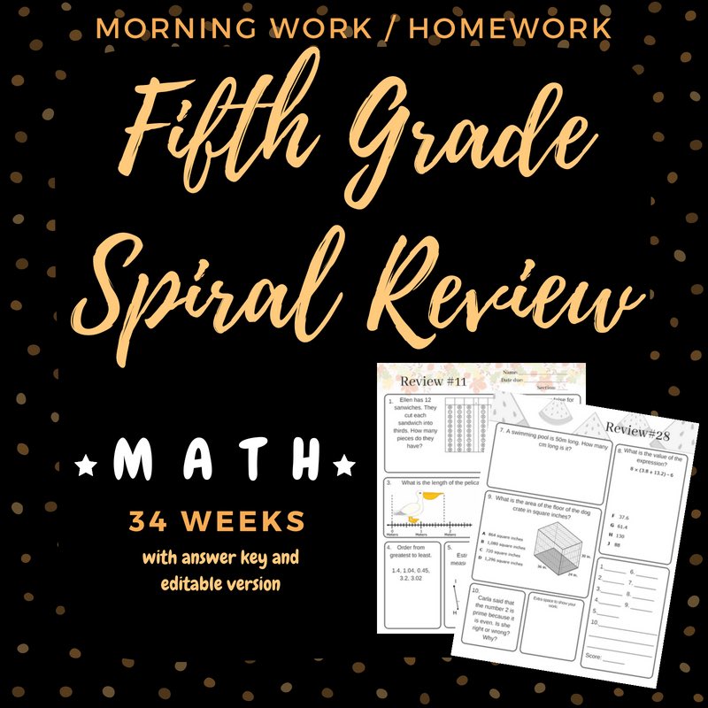 teachATX's tweet photo. My spiral review is finally done!!! #tpt https://t.co/OJ2MKdfC0G