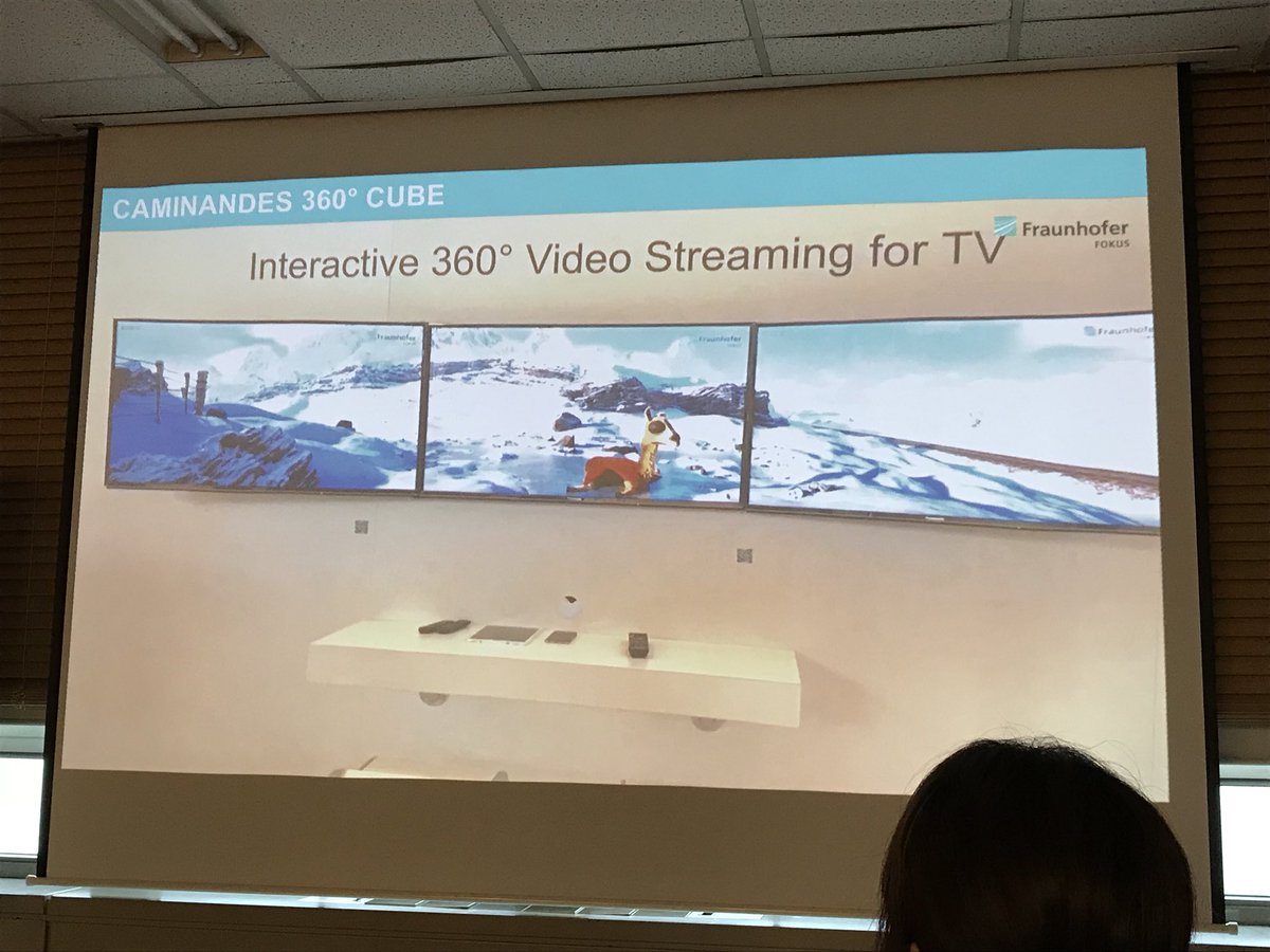 hkoenitz's tweet image. #acmtvx #vrworkshop Stefan Pham on the technical challenges of streaming VR and Frauenhofer’s solution to it