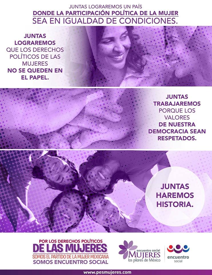 PesMujeresLila's tweet photo. Juntas podemos alcanzar todo lo que necesitamos, pues la unión siempre nos mantiene fuertes. Juntas haremos historia. Somos el Partido Encuentro Social #ElPartidoDeLaMujer mexicana https://t.co/3IB3XvemfV
