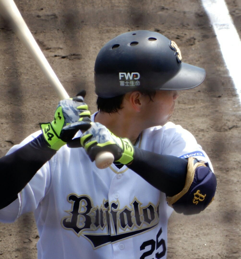 オリックス吉田正尚バッティンググローブ
