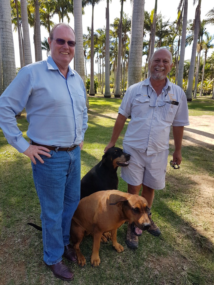 We're in Mackay with nursery industry consultant, Lloyd Russell and Starlight Palm Plantation owner, Kurt Zimmerman building business resilience for the next cyclone season.