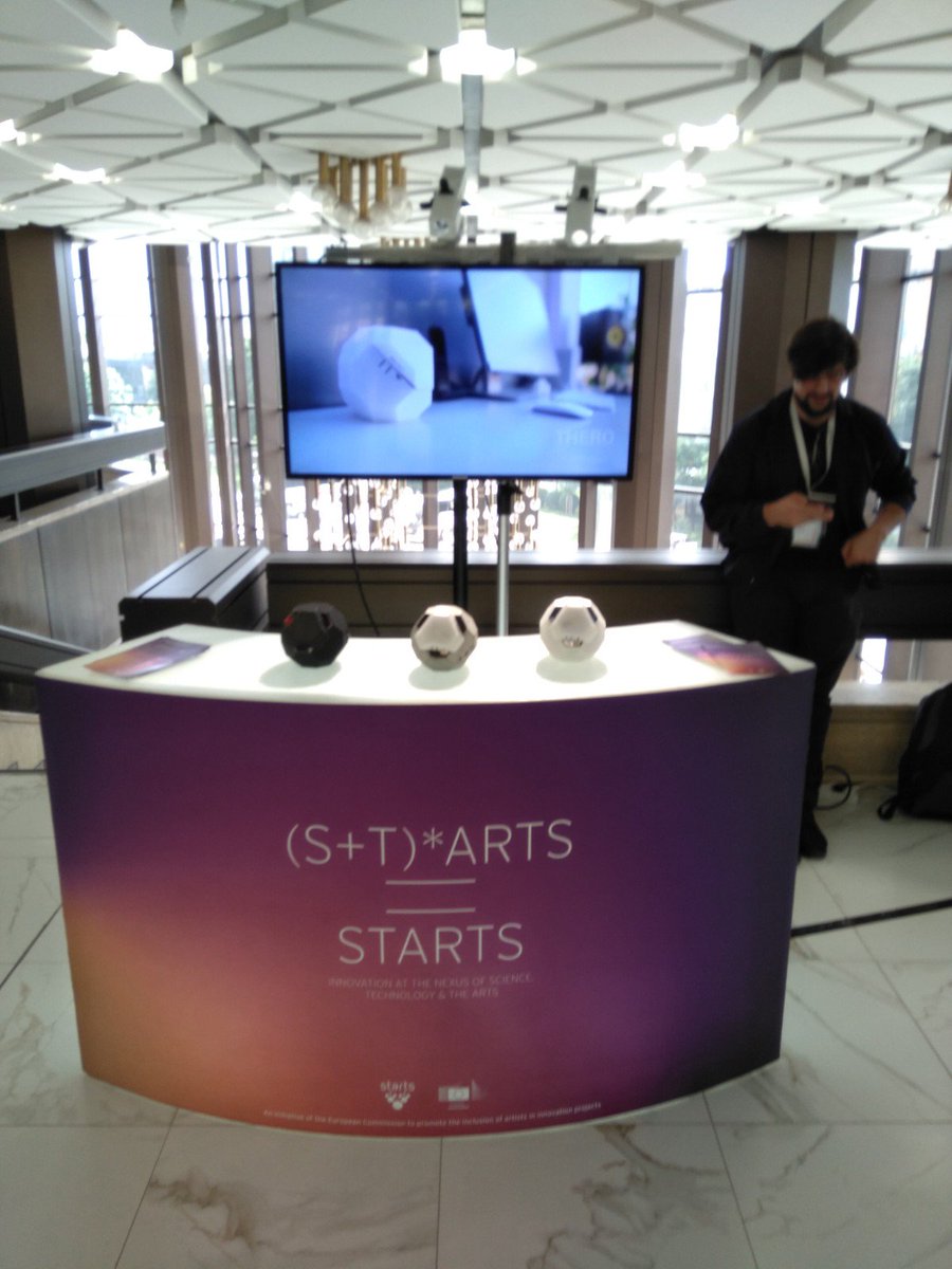 STARTSEU's tweet photo. [STARTS EVENT] Come and visit our STARTS exhibition at the #DigitalAssembly2018 in Sofia ! 7 art/tech prototypes to discover @WEARsustain @RTorre #STARTSEU https://t.co/jYh7LBzFqC https://t.co/giMlDEkRtM