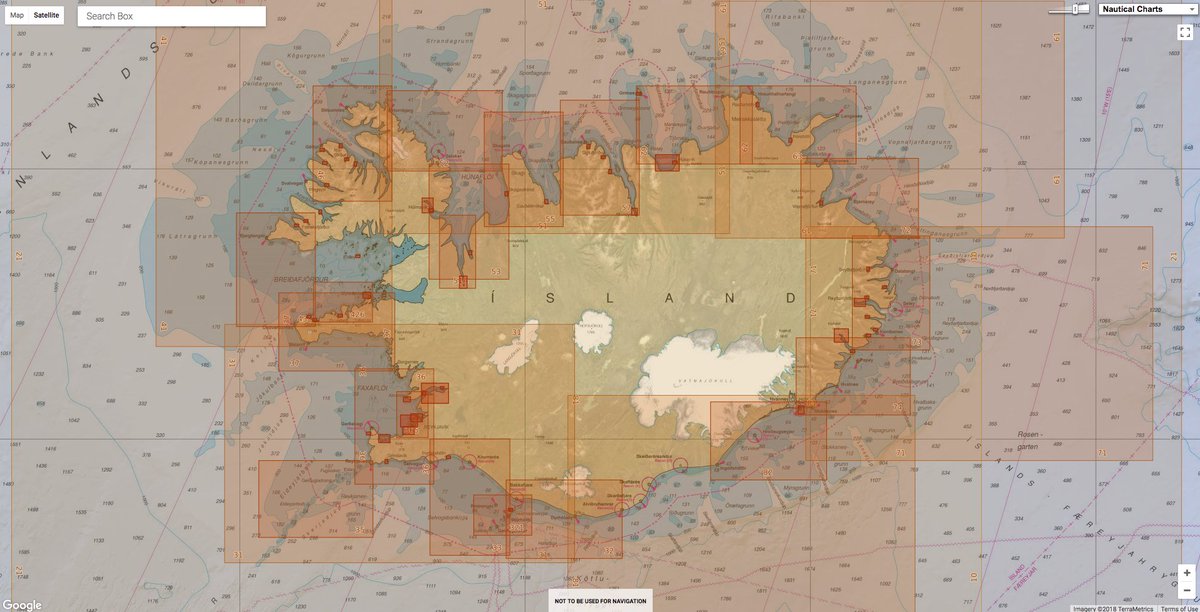 Google Maps Marine Charts