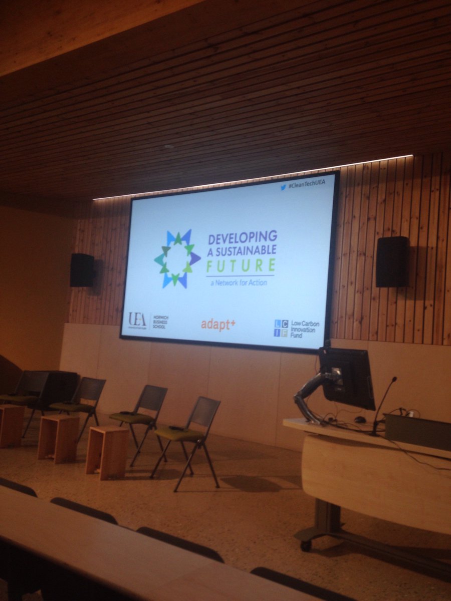 So happy to be able to give something back!

#CleanTechUEA