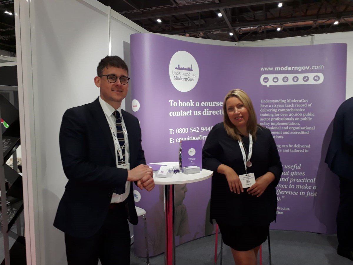 UModernGov's tweet photo. At @Public_SectorUK today? Come visit our lovely team at stand D41 and have a chat about how we can develop your skills! #PSS18 #UMGTraining https://t.co/31SnGx3ANx