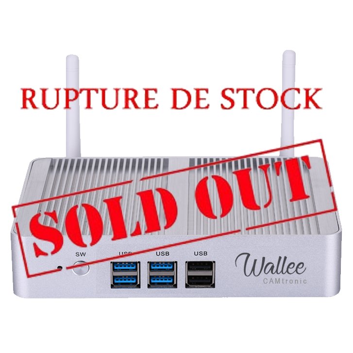 CAMtronicBox's tweet image. Malgré tous nos efforts, #wallee-R est en rupture de stock. Retour à la normale d&apos;ici une dizaine de jours.