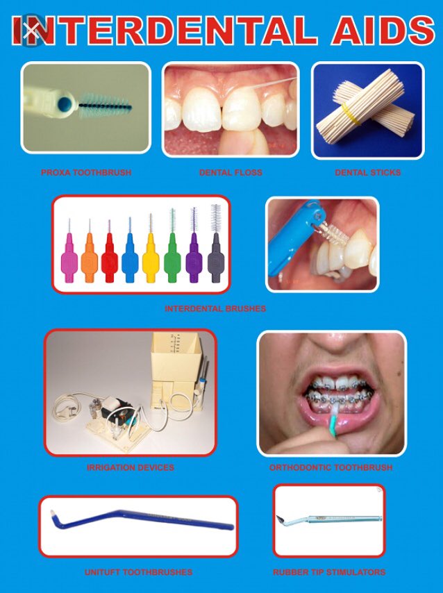 NHS on Twitter "Be warned flossing and interdental dental brushes