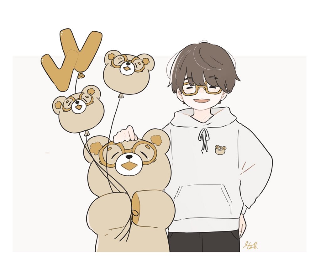 Twitter 上的 ヴィレッジヴァンガード渋谷本店 花くまさん ちょこっと先のお話ですが どうしても花江くんのお誕生日に告知したかったのです ぬいぐるみのお顔や素材 度々関係者さまや花江くん 百瀬さんとご相談の上みんなで大切に作り上げました