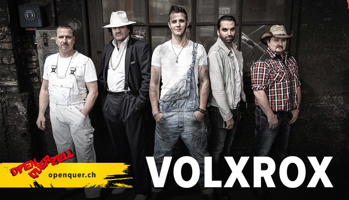 OpenQuerZell's tweet photo. :: Swiss Wörker Musig - von Büezern für Chrampfer ::
Mit @VolXRoX gibts am #OpenQuerSamstag Örgeli, Boogie-Woogie, griffige Gitarren vermischt mit Gesang in #Mundart und Französisch! #Festivalstimmung kann kommen! https://t.co/PKWOYvuK6o