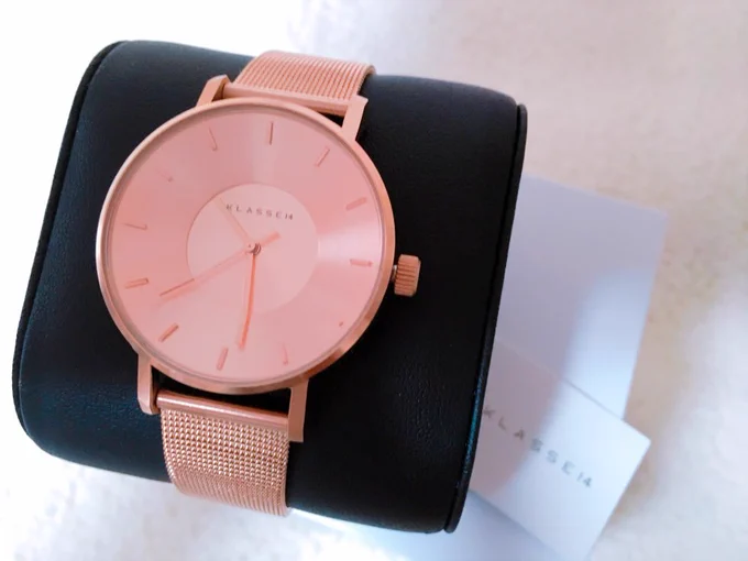 KLASSE様(@klasse14_japan)から素敵な時計を頂きました!
モデル:volare rose gold with mesh band 36mm
クーポンコード「koichikyo」で12%OFFになるのでぜひ? #KLASSE14 
