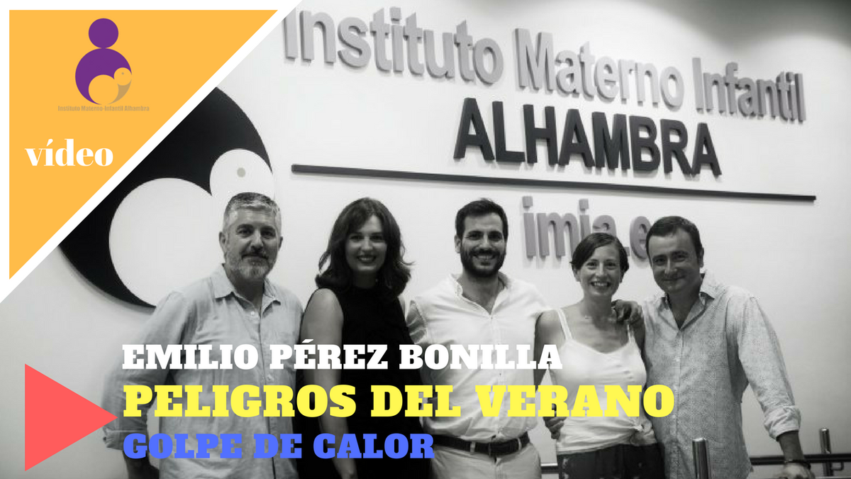 IMI_Alhambra's tweet photo. GOLPE DE CALOR | Nuestro pediatra Emilio Pérez Bonilla nos habla en esta ocasión de otro de los peligros del verano para los más pequeños: el golpe de calor.

https://t.co/rI9vZ26IbK https://t.co/IL9jAOwbew