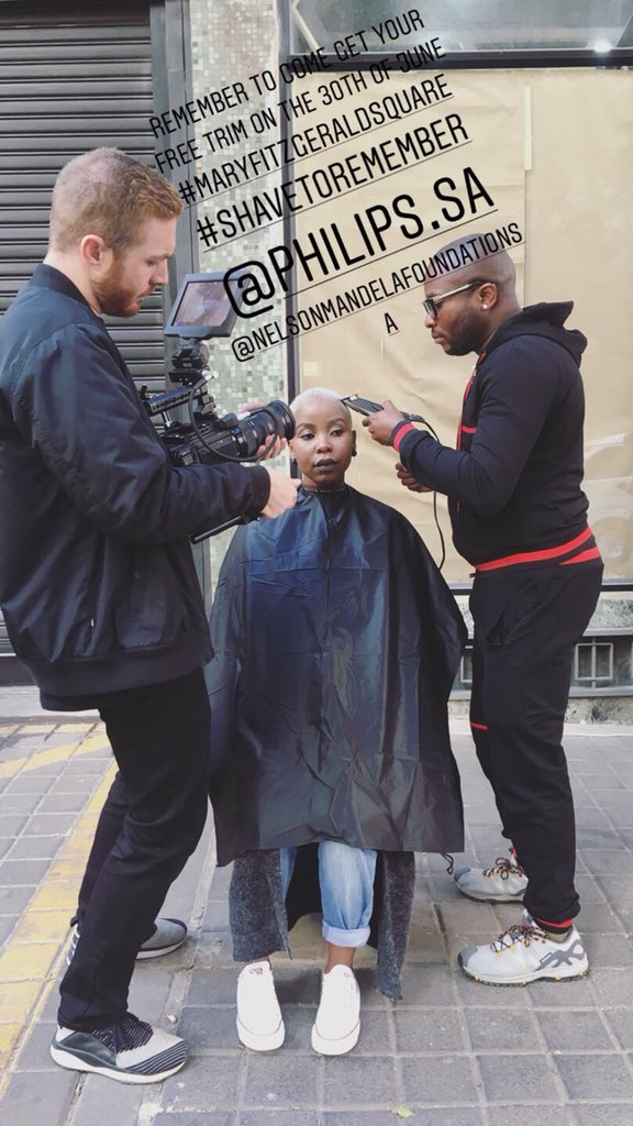 didiemakobane's tweet photo. Will you be there?
30 June 2018
#Maryfitzgeraldsquare #Newtown
@PhilipsSAfrica #ShaveToRemember
Bring your friends and family for your free trim and keep the Madiba legacy in motion! @NelsonMandela #Mandelacentenary
I Am Didie Makobane and I #ShaveToRemember https://t.co/HDNsXia4vn