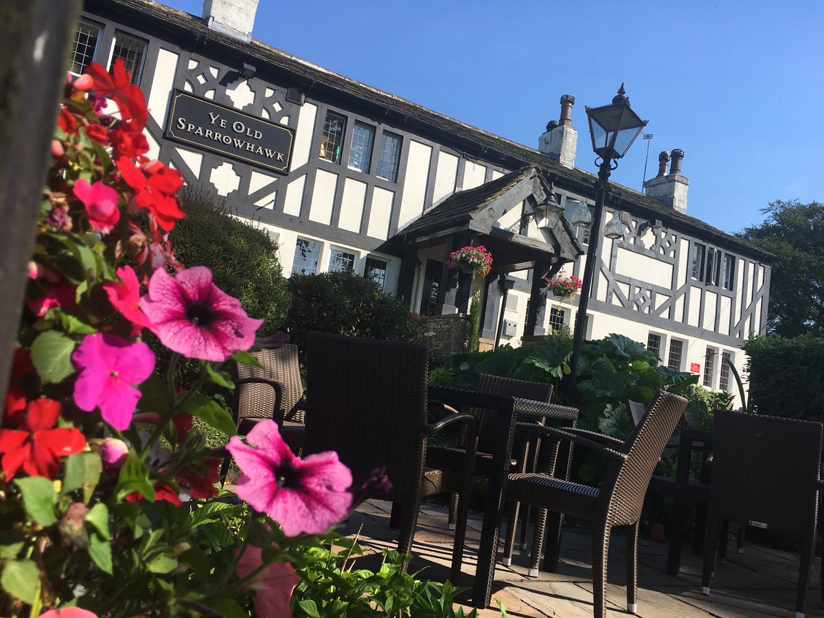 Waiting for you today in the Lancashire sunshine. Flowers. Sunshine &amp; Beer Garden. #summer