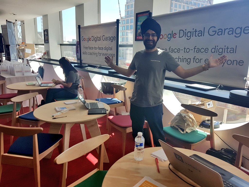 Prab, Priya and Becky at digital garage