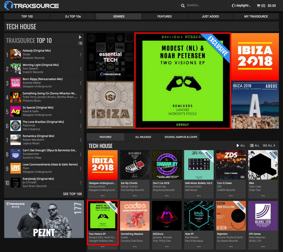 DaylightRobRecs's tweet image. Big shout to @traxsource for the support on &apos;Two Visions&apos; EP by Modest (NL) &amp;amp; Noah Petersen! Incl. also two massive remixes from Lunoize&amp;amp; Nobody&apos;s Fools!

▶️▶️▶️ bit.ly/DRR067

#DaylightRobberyRecords