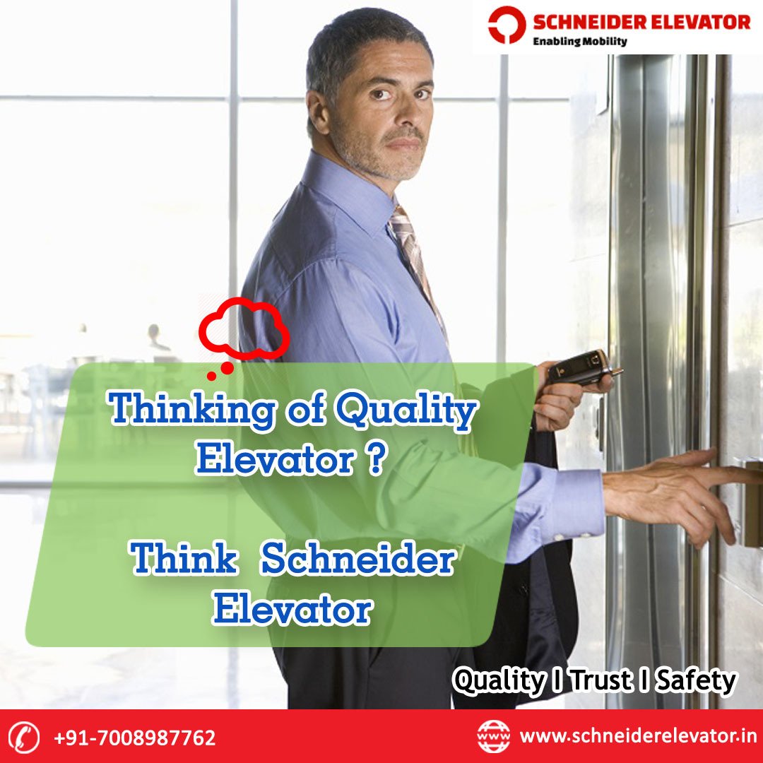 SchneiderEleva's tweet photo. Quality-The estimate of functioning of any product or service.

Schneider Elevator focuses on delivering quality product and services to all its customers.

To know more about Schneider Elevator visit https://t.co/HOzObWgLfO.

#schneiderelevator,#bestelevatorescalatorcompany. https://t.co/3x41iOnpny