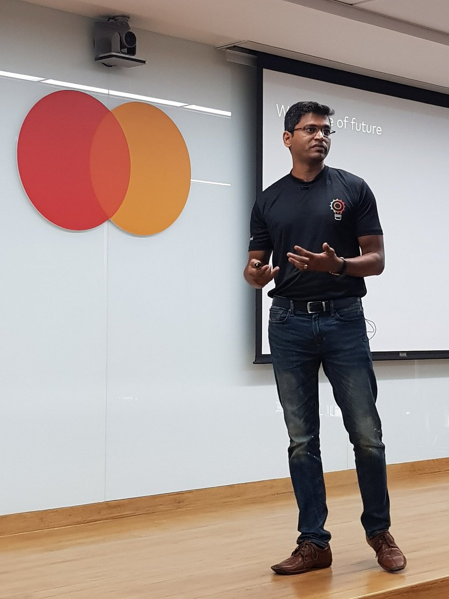 shwetshukla's tweet image. Joseph Fernandes from @mastercardindia #HR delivering on a topic #workforceoffuture as part of #innovationweek #MastercardInnovates @InsideMastercrd