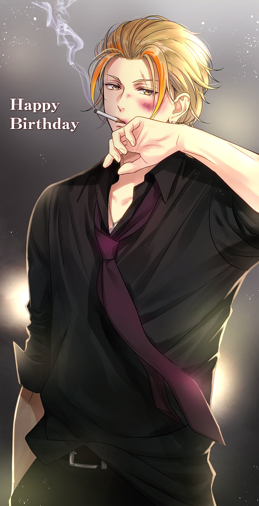 公式 スタンドマイヒーローズ 桐嶋宏弥 Happy Birthday 6月26日は桐嶋宏弥の誕生日 桐嶋 本当の意味で 守ることってなんだろうな お前と一緒にいたら 分かんのかな キャラクター原画 野月さん描き下ろし スタマイ T Co