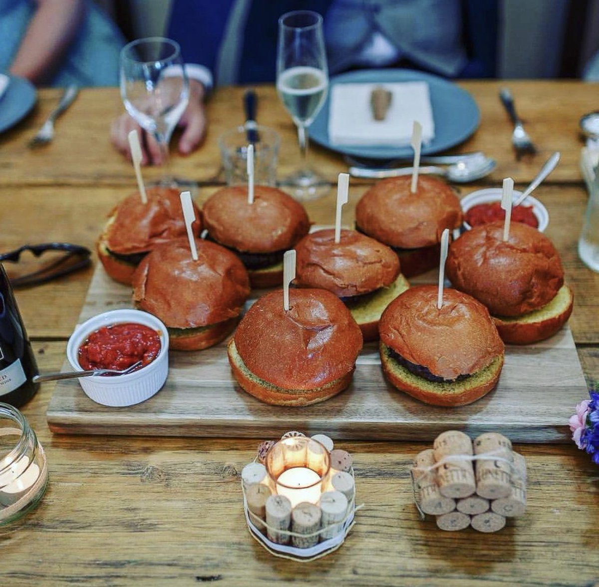 This fantastic sunny weather is the perfect time for a BBQ as your wedding breakfast! 
Photo: James White Photography