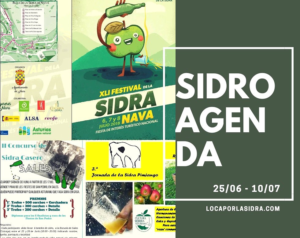 ¿Nun sabéis que facer esti ó el próximu finde? Pues aquí os damos alguna opción sidrera: 
II Concursu de sidra caseru de Sales (Colunga).
3° Jornada de la Sidra en Pimiango (Ribadedeva).
XLI Festival de la Sidra en Nava.
Más info: 
locaporlasidra.com/sidroagenda-26…
#AgendaSidreraPrestosa