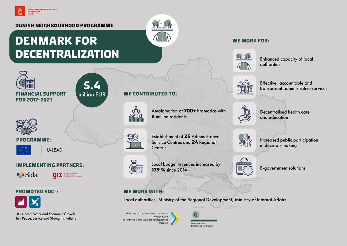 DanishMFA's tweet image. #DK supports #Ukraine decentralization to improve the system of governance at the local level. As part of the objective of the DANEP programme, we place emphasis on participation of women and youth. Read more about the #UkraineReformConference: bit.ly/2yFW6qK