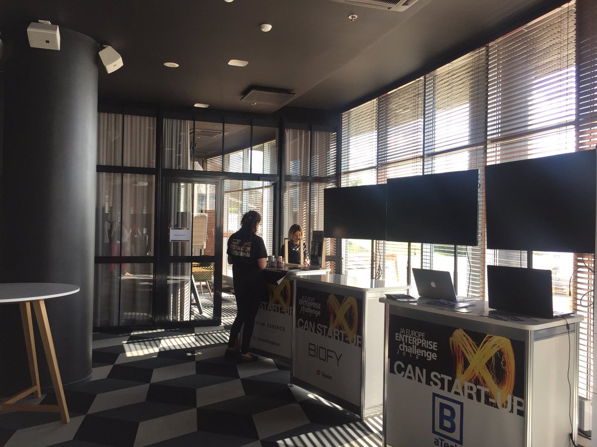 Good morning Riga! Getting ready for the stand exhibition! @AvanadeInc <a href="/VisaNewsEurope/">VisaNewsEurope</a> @AccentureLatvia jury, we are waiting for you 😊 #jaeec18