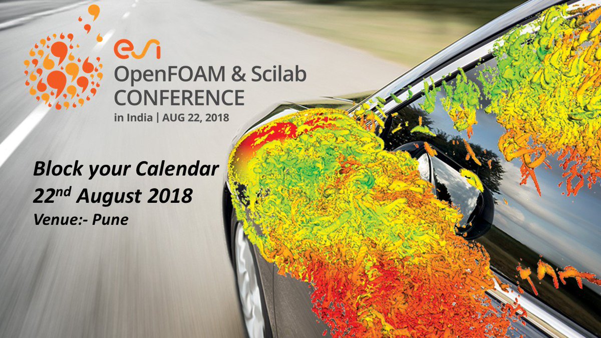 anmsg's tweet photo. ESI India is pleased to welcome people for our upcoming OpenFOAM &amp; Scilab Conference, dedicated to our strategy towards OpenSource codes. Watch out this space towards call for papers! #openfoam #scilab https://t.co/SKicUpmOCN