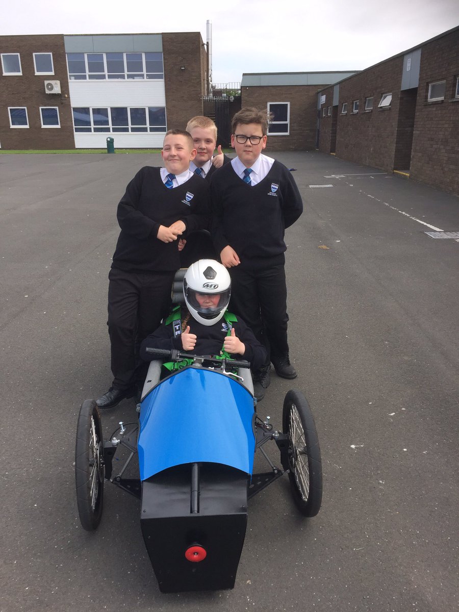 NorhamScience's tweet image. Good luck to @norhamhigh who are headed to Croft to race the electric car they've built with the help of Mick Burton from @tynemet!