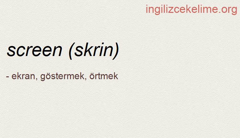 ingilizceyasam's tweet photo. #screen #skrin #ingilizce #ingilizcekelimeler #english #language #kelimeezberleme https://t.co/vuz02Oc3UQ