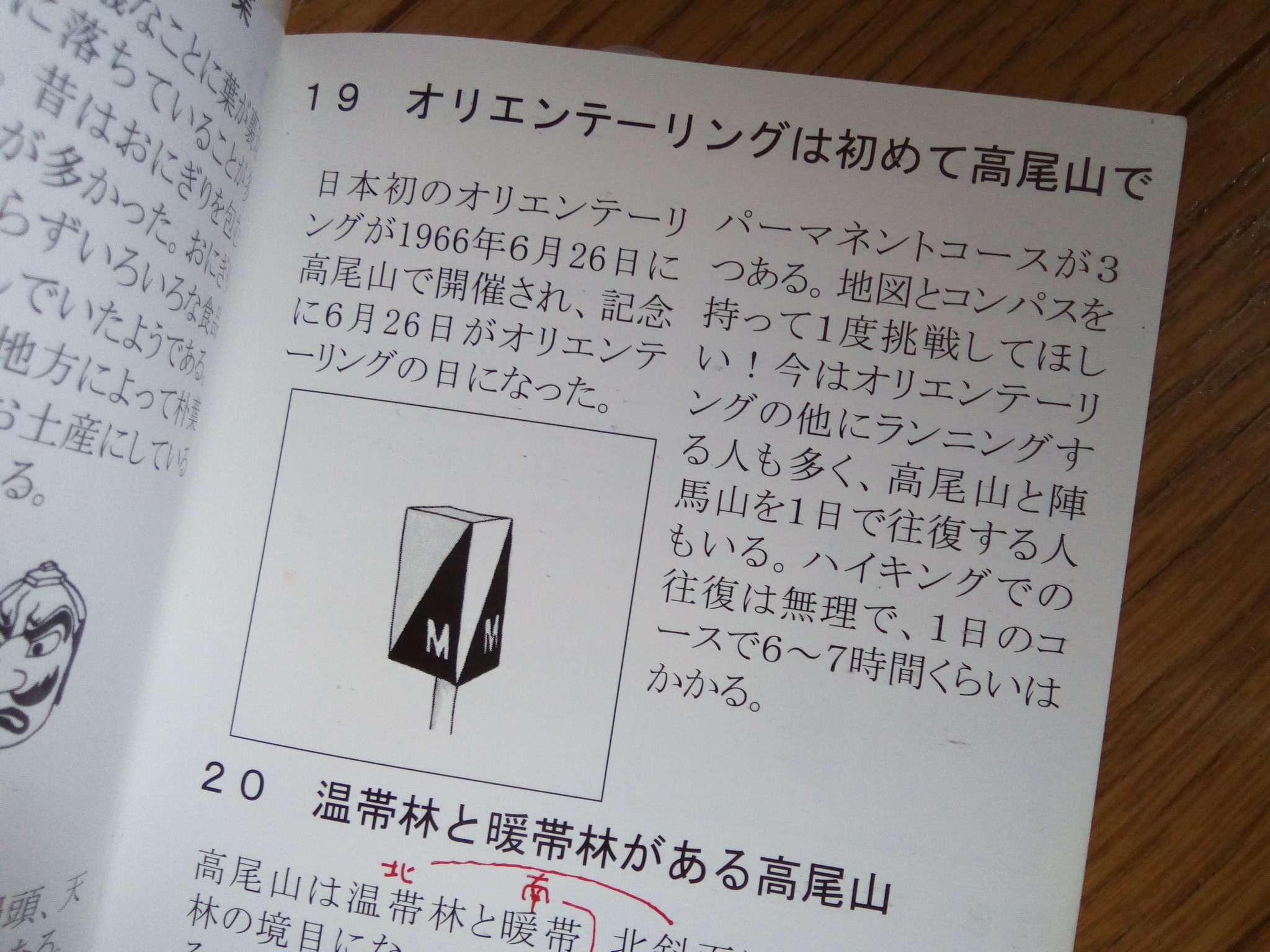 高尾山の花名さがし 今日は日本では高尾山で初めてオリエンテーリングがやられた日です 我が本 高尾山 おもしろ百科 で紹介しています この本には高尾山のおもしろい話がいっぱい載っています テレビでもよく利用されています 1番は高尾山にスキー場が