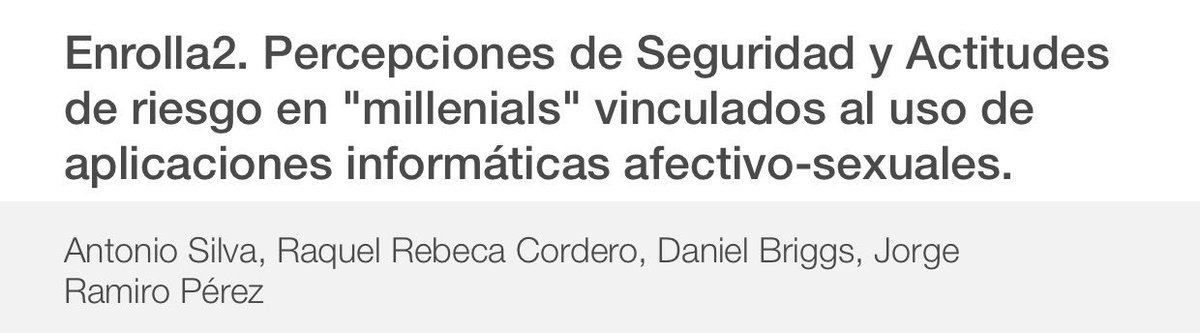 CSIT_ONG's tweet photo. Por último, @jramiroperez & @Romman_yeah (@UEuropea) nos hablarán de mixed methods, ultra realismo, innovaciones etnográficas en el ocio nocturno e incluso sobre un estudio centrado en los riesgos que lxs millennials asumen en las app afectivo-sexuales #cecrim18 #csitong https://t.co/sv8RTVwRff