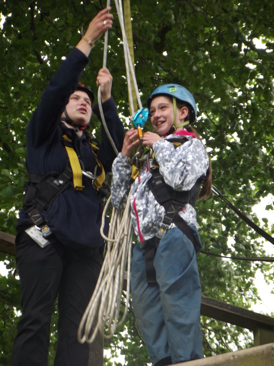 CPAMissHamill's tweet photo. A little later than hoped but here are the highlights from our residential to @RealRobinwood last week. The children (and staff) had a brilliant time! Here's #waterfallgroup on the Zipwire https://t.co/yv6hQksvEb