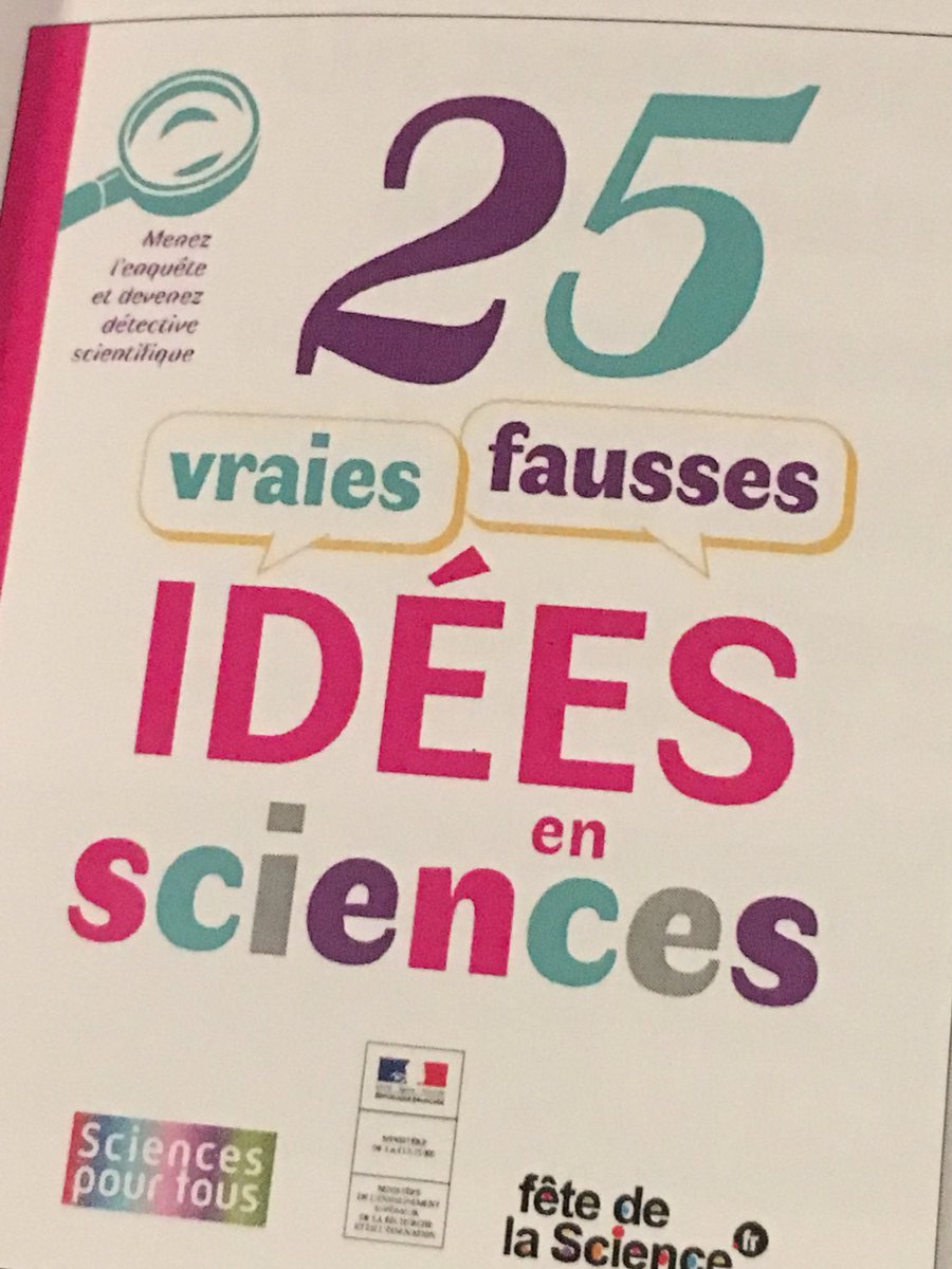 JohanLANGOT's tweet photo. Présentation du livre 25 vraies /fausses idées en sciences qui sera diffusé dans les bibliothèques pendant la #FDS2018 @FeteScience et qui sera accompagné d’un #escapegame en préparation @ScienceAnim et @Deliresdencre .... :-) https://t.co/gjsE3uR77y