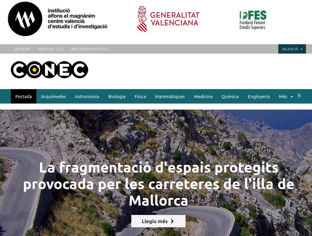 conecmagazine's tweet photo. "La fragmentació d’espais protegits provocada per les carreteres de l’illa de Mallorca", nou article per Rafel Rosselló, guanyador del Accèssit del Jurat al XV Certamen Universitari Arquímedes: https://t.co/OuqcPRAQZ9 https://t.co/cQzDRCjBTe