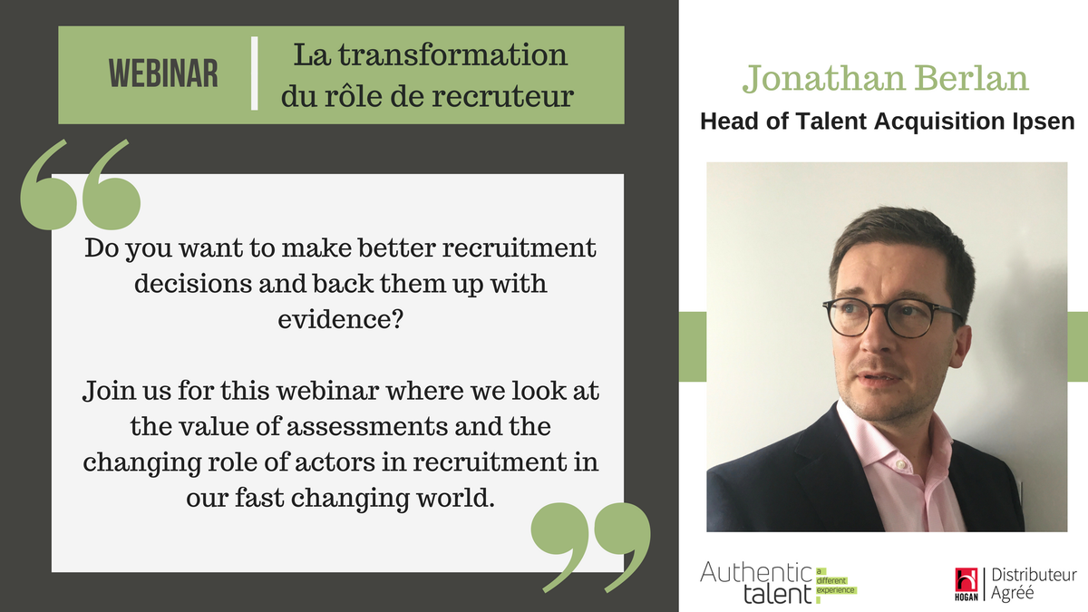 AuthenticTal's tweet photo. Plus que quelques jours pour vous inscrire à notre webinar "La transformation du rôle du recruteur" co-animé avec Jonathan Berlan, @sleferrand et @chloe_touati ! #webinar #HoganAssessment #RH #recrutement #transformation @webikeofrance 

Inscription : https://t.co/5LXVBqzgWH https://t.co/mTdBHwjrzX