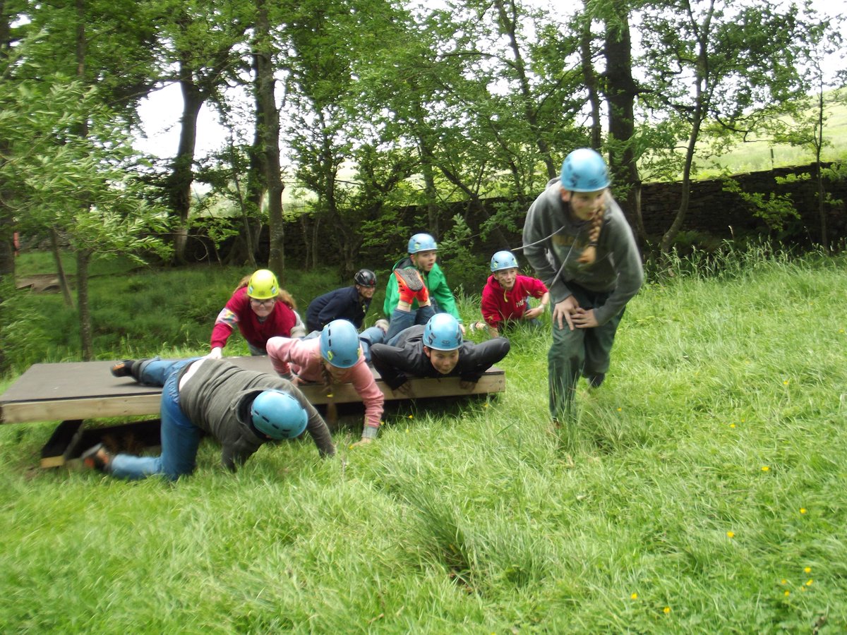 CPAMissHamill's tweet photo. A little later than hoped but here are the highlights from our residential to @RealRobinwood last week. The children (and staff) had a brilliant time! Here's #waterfallgroup tackling the Assault Course! https://t.co/V01rBMxDey