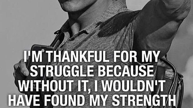 Thankful for the struggles...