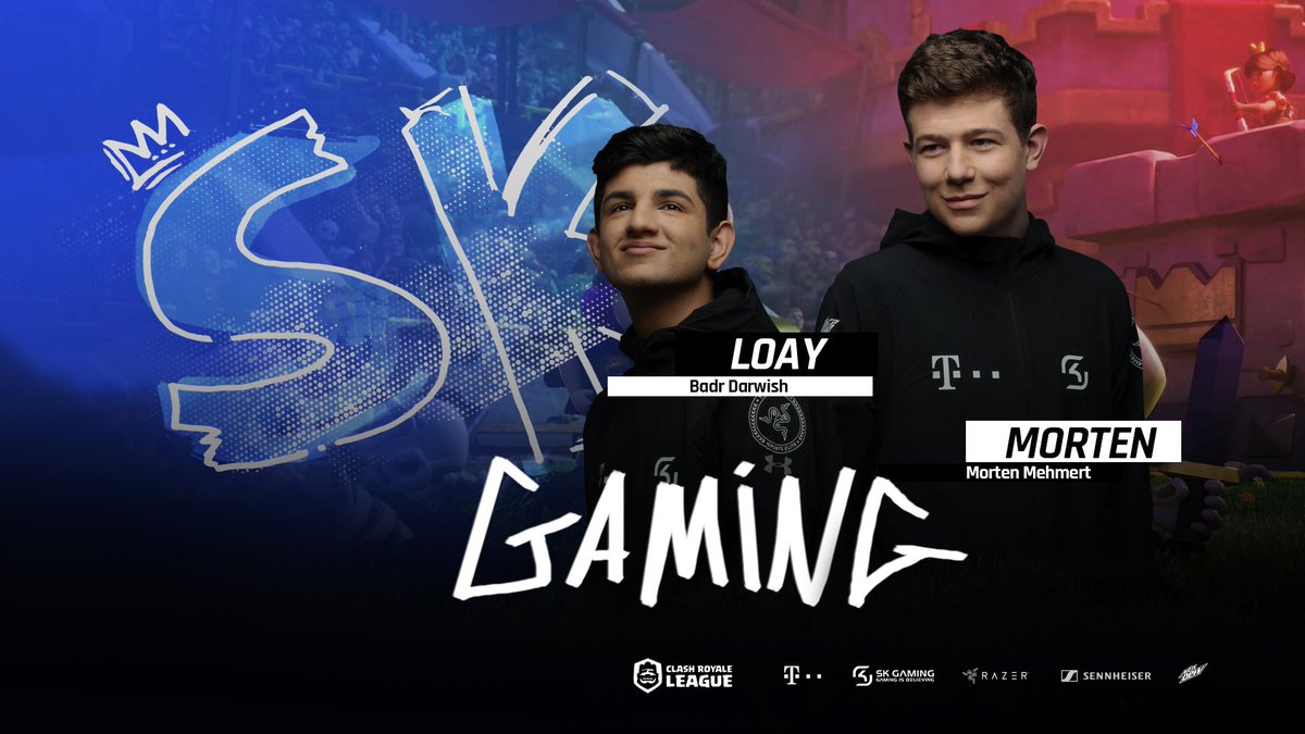 The Kingdom keeps expanding! We complete our CRL roster with <a href="/LoayCR/">loay</a> and <a href="/mortenroyale/">Morten</a>! Please give them a warm welcome! 🏰

👀 WATCH VIDEO: youtu.be/JxusUrk5h3k

#RUNSKG #VAMOSSK <a href="/ClashRoyale/">Clash Royale</a>
