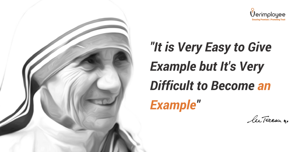 verimployee's tweet photo. Be what You #Preach thoughts by Mother Teresa

#TuesdayThoughts #becomeanexample #RoleModel  #quoteoftheday #ThoughtOfTheDay https://t.co/ao7fwbodv3