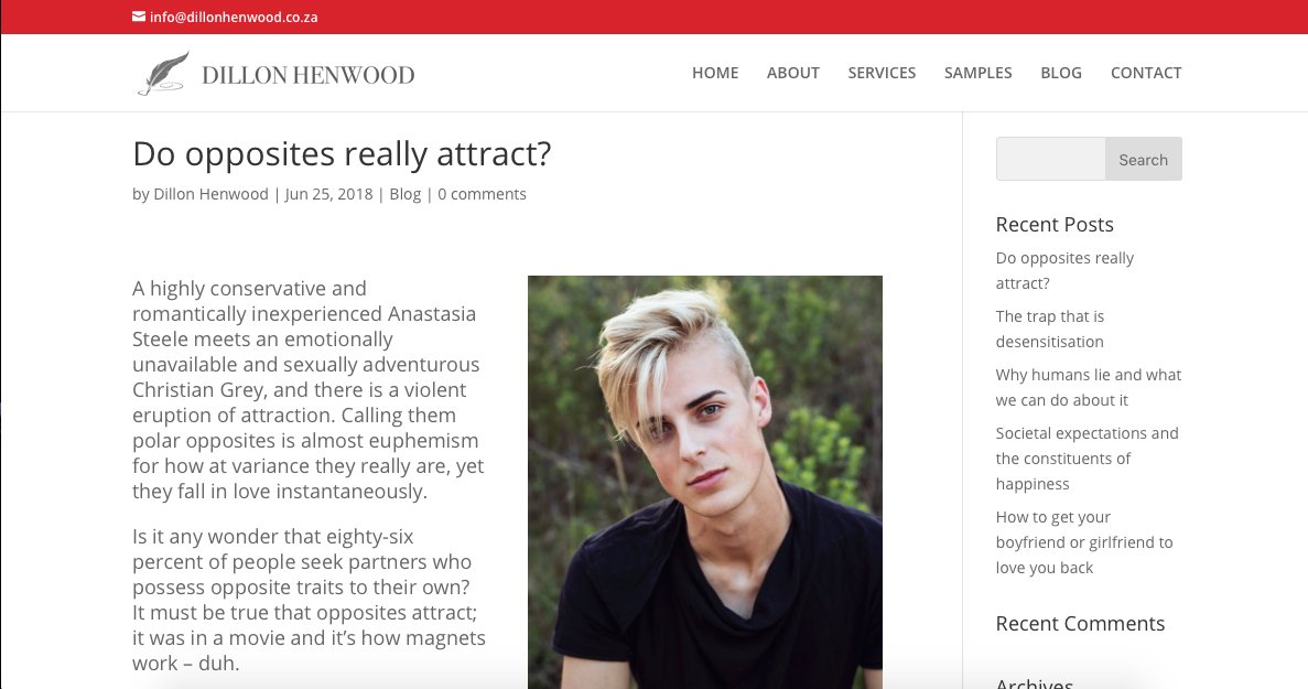 Do opposites really attract? Find out in my latest article at dillonhenwood.co.za/2018/06/25/do-…