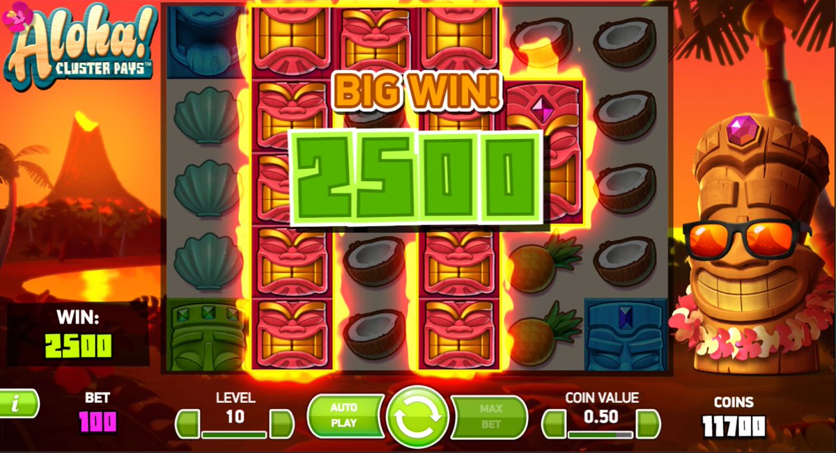howtoslot's tweet image. Can you win BIG in the tropics with Aloha Cluster Pays?

#Playnow #mobile #slotmachines #NetEnt #aloha #bonus #FreeSpins #casinogamblingonline #slot #gamergate #casino #IndieGameDev #winning #jackpot #bigwin