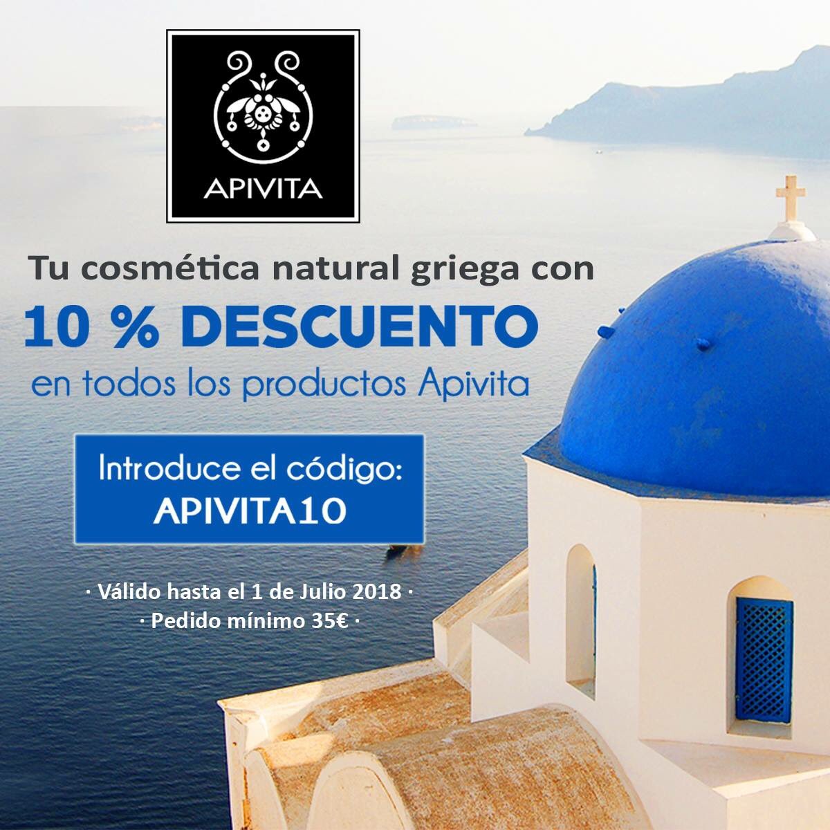 ONCOESTETICA's tweet photo. Esta semana en 𝗢𝗡𝗖𝗢𝗘𝗦𝗧𝗘𝗧𝗜𝗖𝗔....
¡Toda la línea 𝗔𝗣𝗜𝗩𝗜𝗧𝗔 con un 10% de descuento!
#oncoestetica #oferta #codigodescuento #apivita #cosmeticanatural #cosmeticasaludable #cosmeticaorganica https://t.co/hYS7xZV6sA