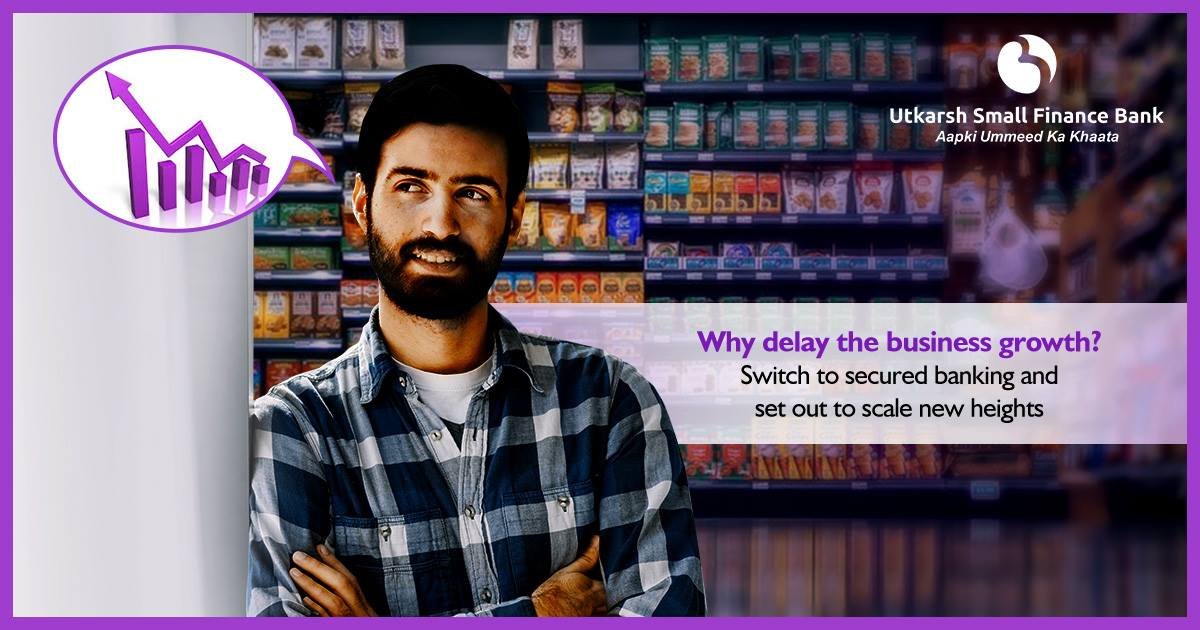 Utkarshsfbl's tweet photo. Keep your business on the track of growth with #UtkarshSmallFinanceBank secured banking solution. Apply for #MSMELoan, instantly via https://t.co/wW1Gbz8TBl.
#BusinessLoan #GrowingBusiness #SecuredDigitalBanking #AapkiUmmeedKaKhaata https://t.co/9YvlV4zfdV
