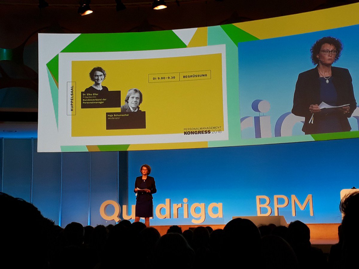 personaler_de's tweet photo. "Wir bekommen neue Berufsbilder in HR: Data Scientists z.B." - Elke Eller #Proud2bHR https://t.co/sWq6gN1GQQ