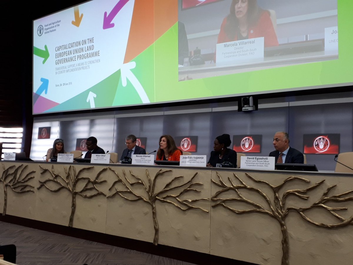 JustinChisenga's tweet photo. 7th Capitalization Meeting on the European Union Land Governance Programme is underway at #FAO in Rome #landtenure https://t.co/KFyk555zUr