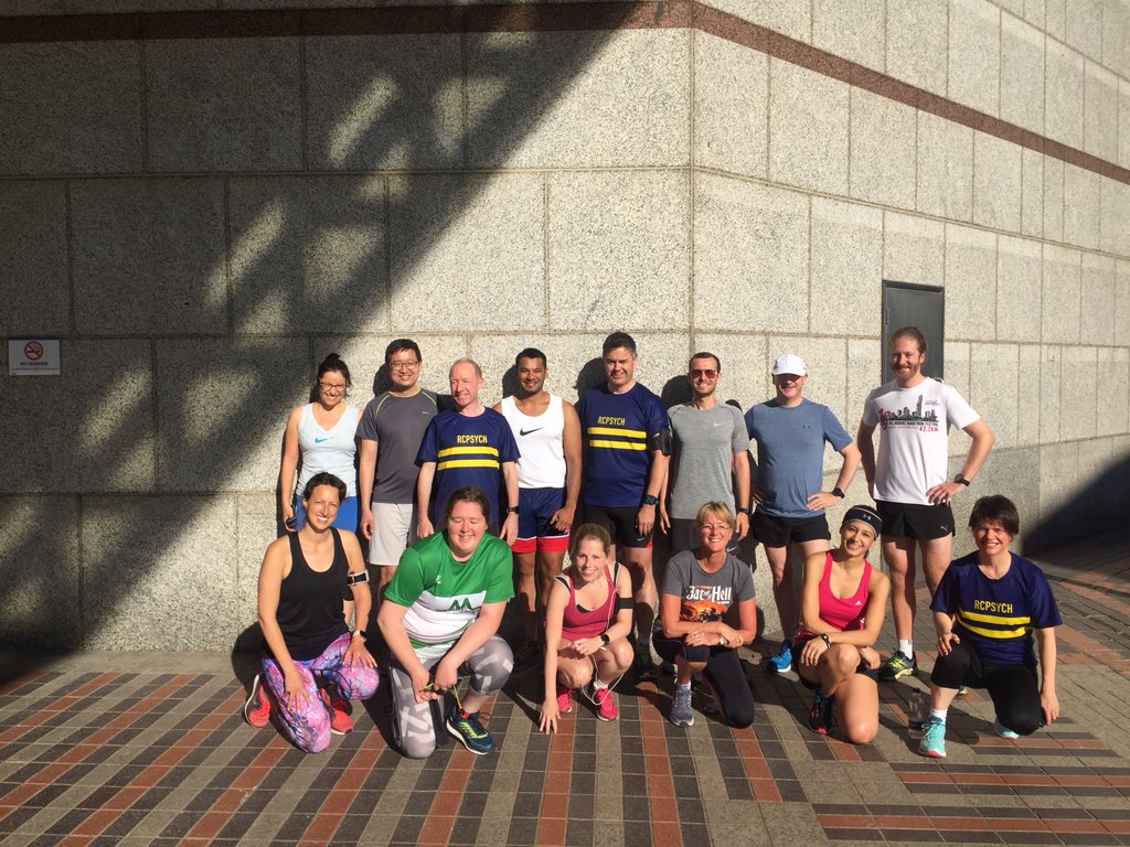 OwenBowdenJones's tweet image. Well done all RCPsych runners, especially our international representatives from Jamaica and Portugal !
Weather was perfect and no one fell into the canal. Success! I hope you all enjoy another great day at Congress #RCPSychIC @rcpsych @DrKateLovett @ArtScienceDoc