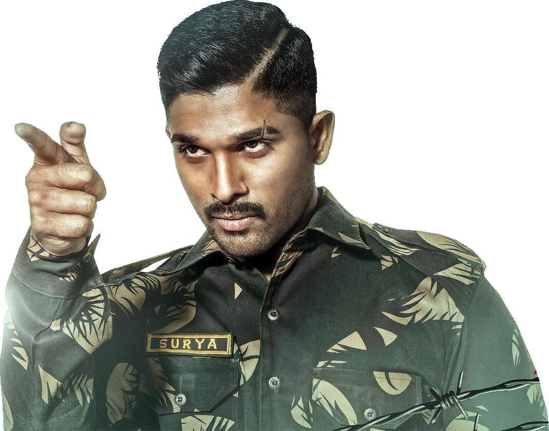 Download Surya The Soldier Allu Arjun Poster Wallpaper | Wallpapers.com