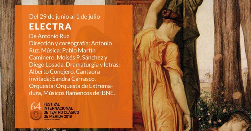 Quieres asistir al <a href="/Festival_Merida/">Festival Internacional de Teatro Clásico de Mérida</a>? Te invitamos el domingo a ver Electra con el Ballet Nacional de España. Da me gusta y retwittea este post. El sorteo se realizará el viernes, a partir de las 12 de la mañana en el Programa "Mérida de 7 en 7"