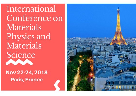 alliedmeet's tweet photo. We Welcome to the International Conference on #MaterialsPhysics and #MaterialsScience at #Paris #France on #November 22-24, 2018
For details: https://t.co/NTD02OW20F
@materials2018 #MaterialsPhysicsConference #MaterialsScienceConference #Physics #PhysicsConference #Paris https://t.co/IoZnpZoPXW