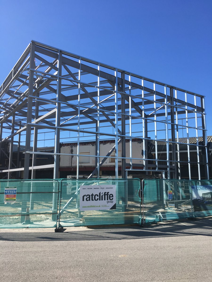 RatcliffeLtd's tweet photo. The suns shining and the new entrance @rodgers_of_york is coming along #HappyTuesday https://t.co/GmjcEMtd81
